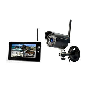 Technaxx Easy Security Camera Set TX-28 Funk Überwachungskamera+mobile Zentrale