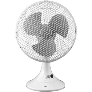 OK. OTF 231 W Tischventilator Weiß (30 Watt)