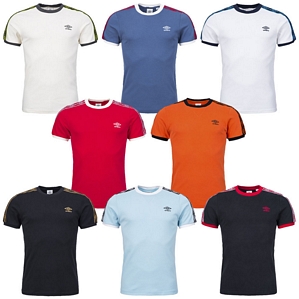 Umbro Taped Ringer Tee Premium T-Shirt Herren