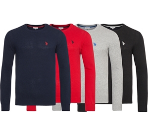 U.S. POLO ASSN. Rundhals Sweater Herren Pullover Sweatshirt