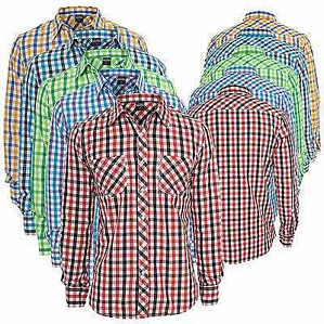 URBAN CLASSICS Tricolor Big Checked Shirt Herren Hemd Woodcutter TB414