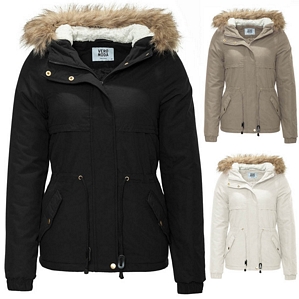 Vero Moda Damen Jacke Winterjacke Parka