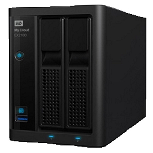 Western Digital WD WDBWAZ0040JBK-EESN My Cloud EX2100 4 TB 3.5 Zoll extern