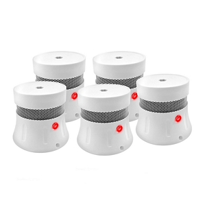 5er Set Rauchmelder Feuermelder Brandmelder Batterielebensdauer 5 Jahre Sirius 5