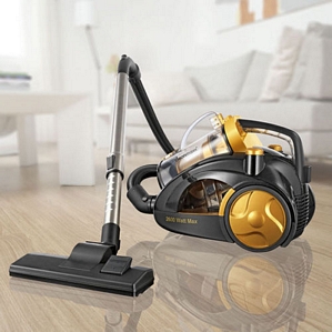 Cleanmaxx Multi Zyklonstaubsauger 2600Watt Zyklon Staubsauger Gold (9065)