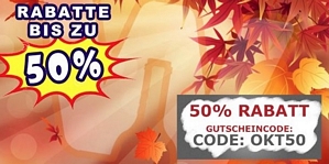 Weinvorteil: 50 Prozent Rabatt auf alle Weine, Schaumweine und Weinpakete außer reduzierte Ware
