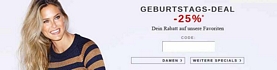 Zalando Geburtstagsdeal – 25 Prozent Rabatt auf über 4000 Artikel