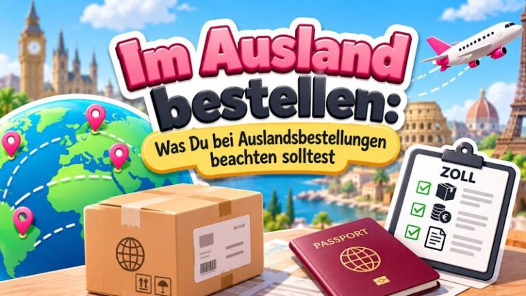 Im Ausland bestellen: Was Du bei Auslandsbestellungen beachten solltest