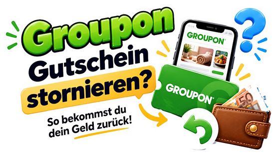 Groupon-Gutschein stornieren: So bekommst du dein Geld zurück