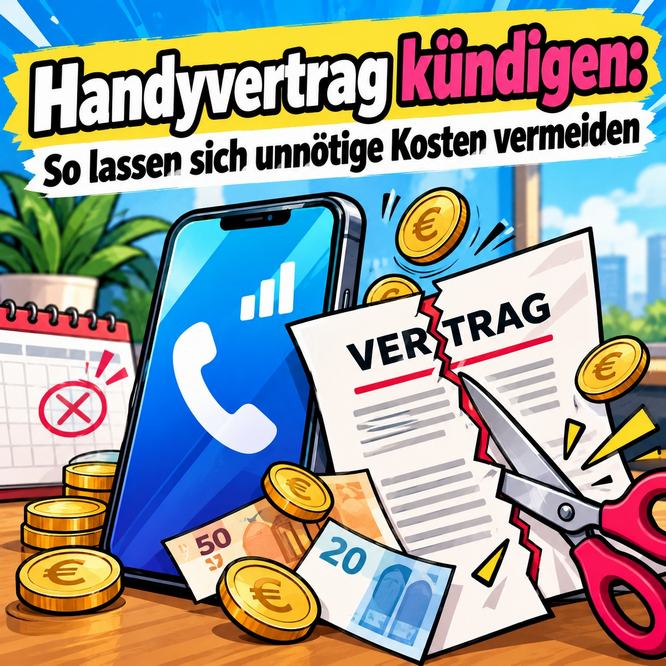 Handyvertrag kündigen: So lassen sich unnötige Kosten vermeiden